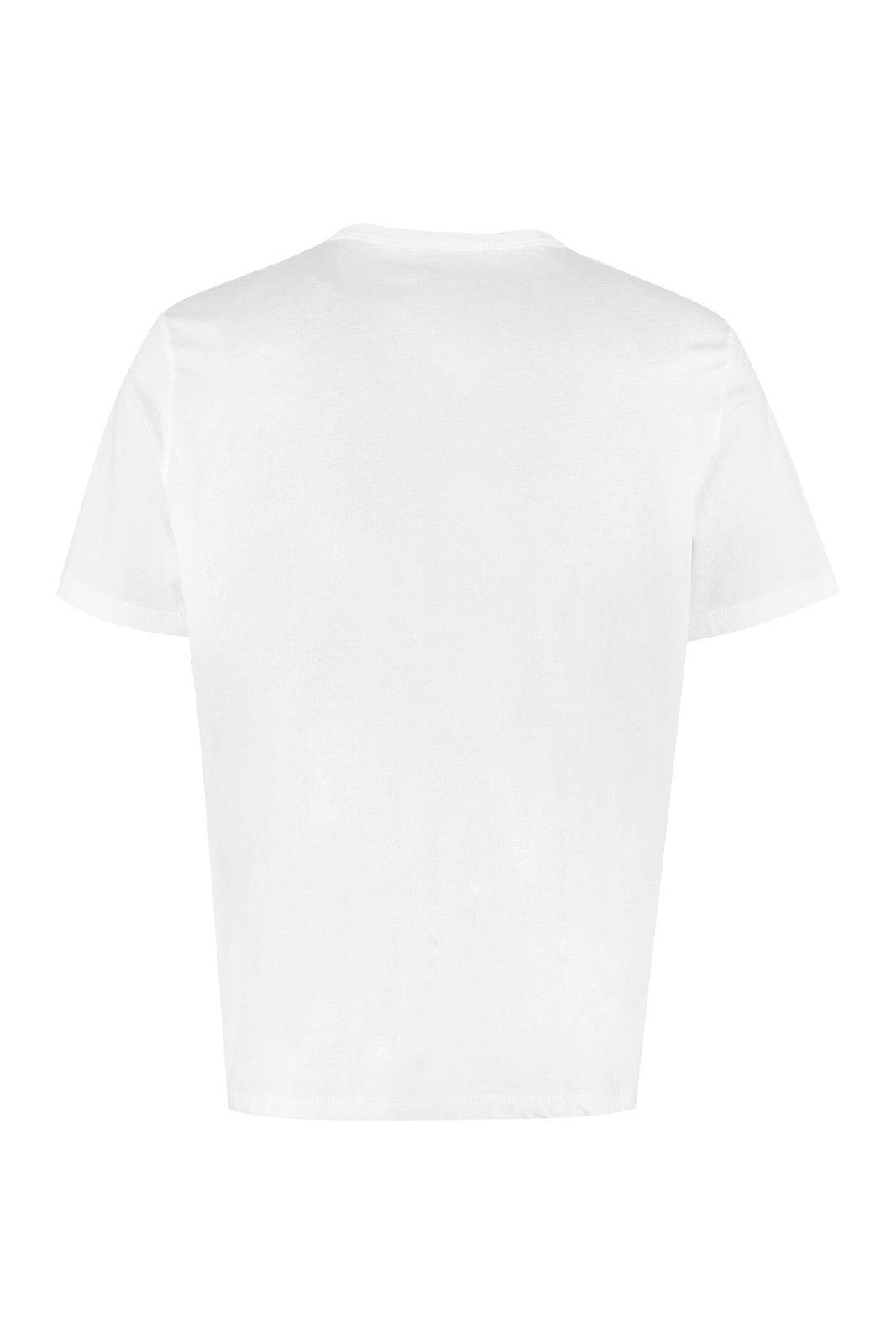Shop Our Legacy New Box Crewneck Jersey T-shirt In White Clean Jersey