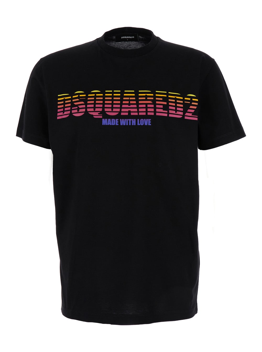 Shop Dsquared2 Girocollo Cool Fit In Black