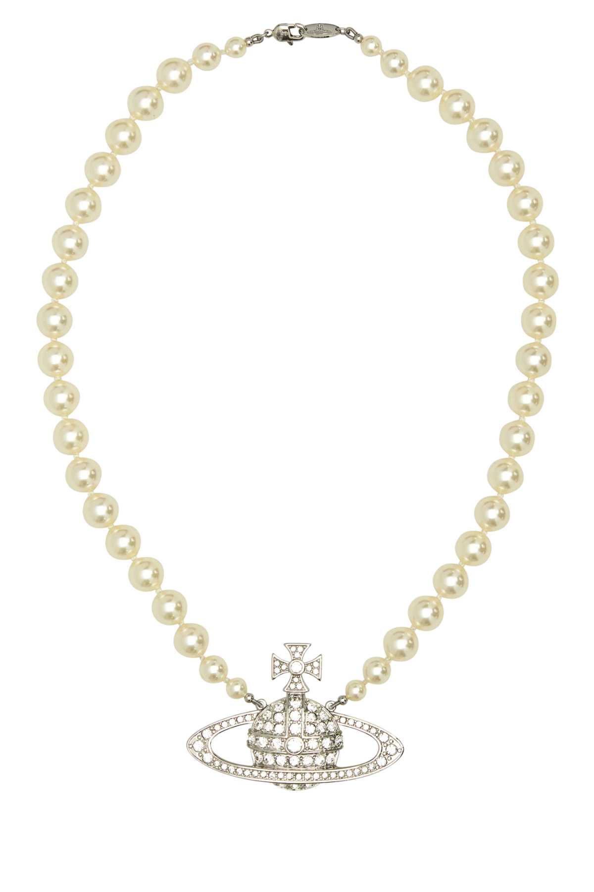 Vivienne Westwood White Pearls Necklace In Multi