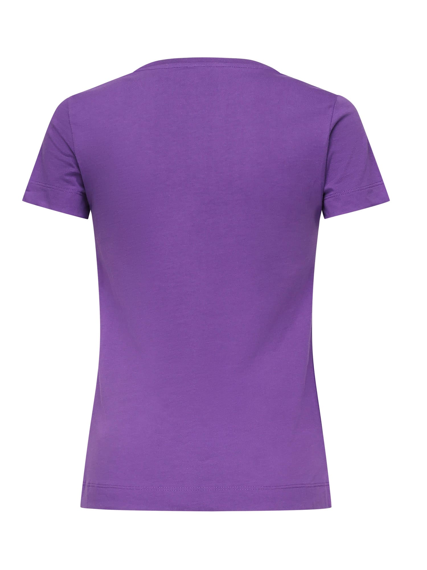 Pinko T-shirt With Logo Embroidery In Purple