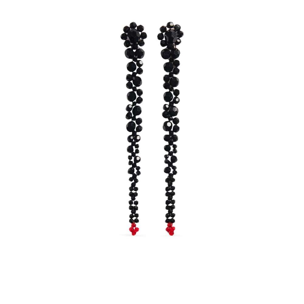 Shop Simone Rocha Earrings In Black