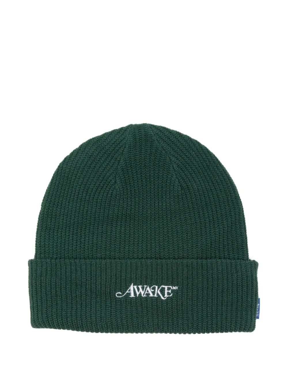 Awake Ny Loose Gauge Knit Beanie In Green