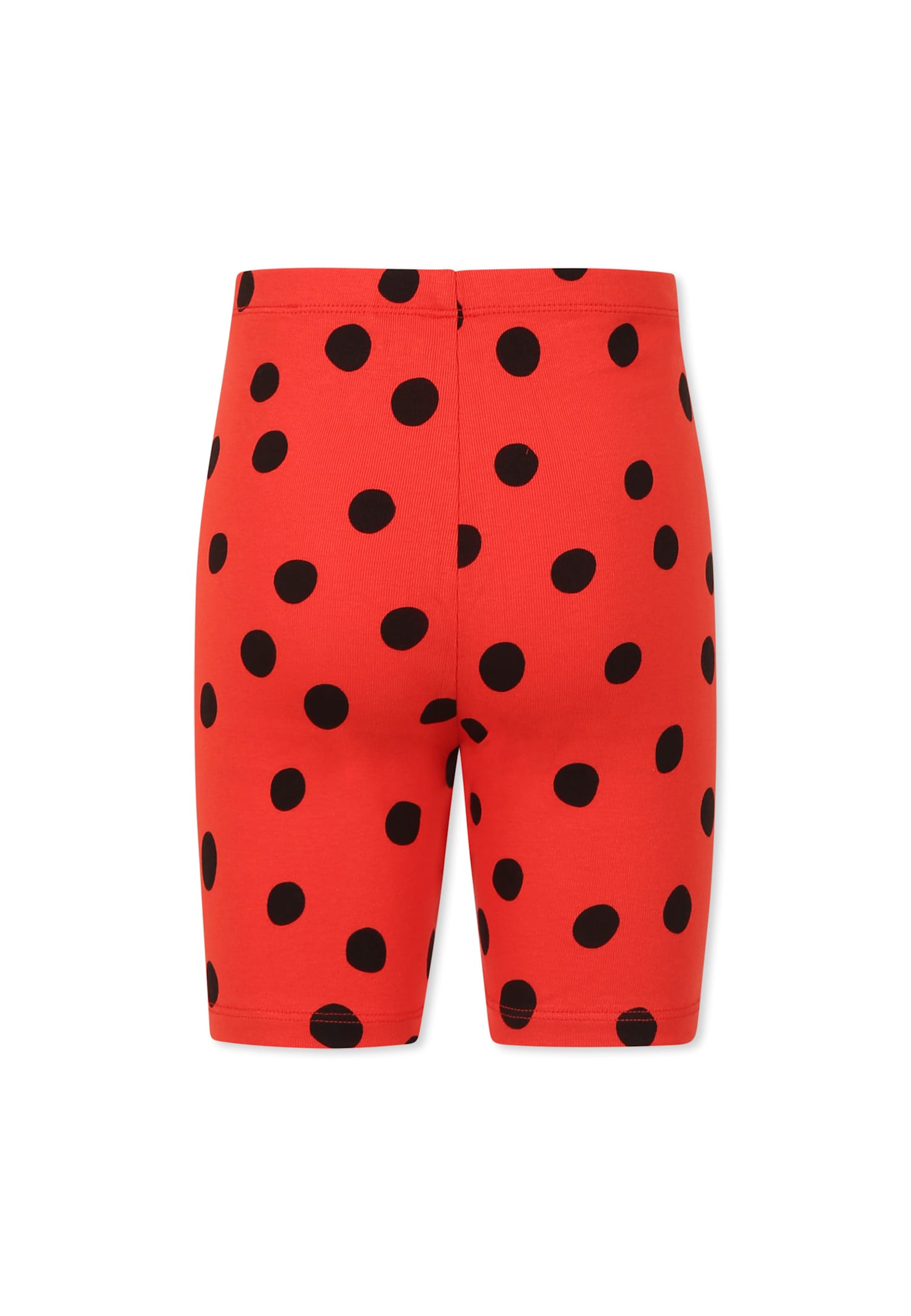 Mini Rodini Polka Dot Shorts In Red