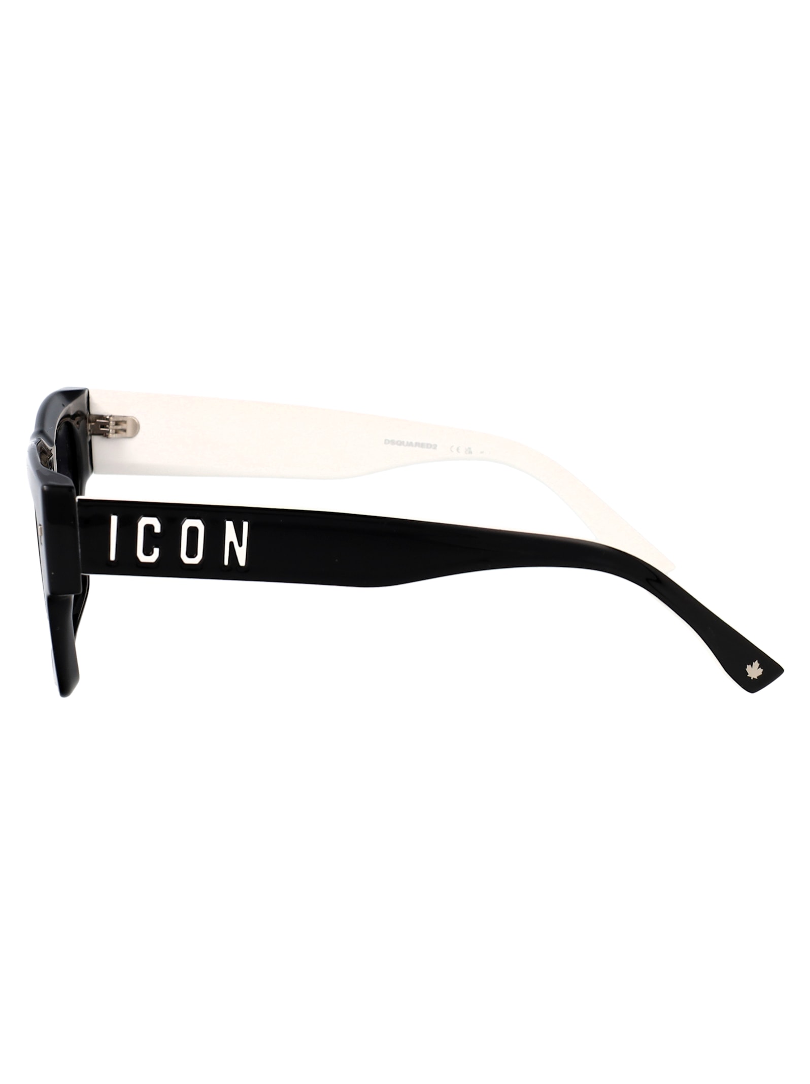 Dsquared2 Black Injectate Sunglasses In Black