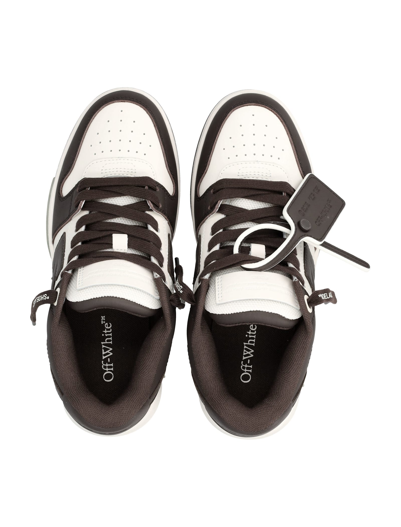 Off-white Off White Out Of Office Leather Sneakers In Multi