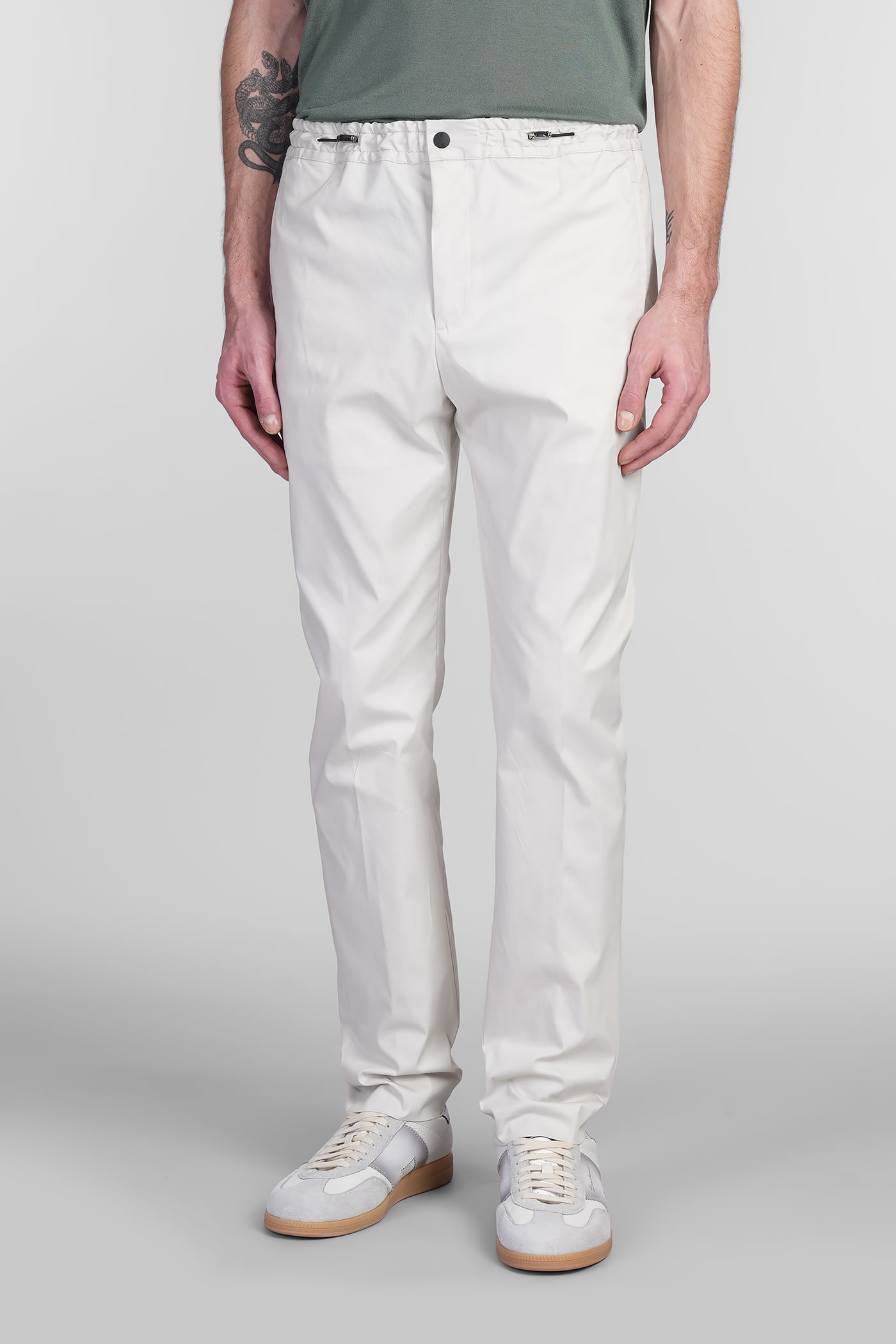 Pt Torino Nu15 Pants In Grey Cotton In Grey