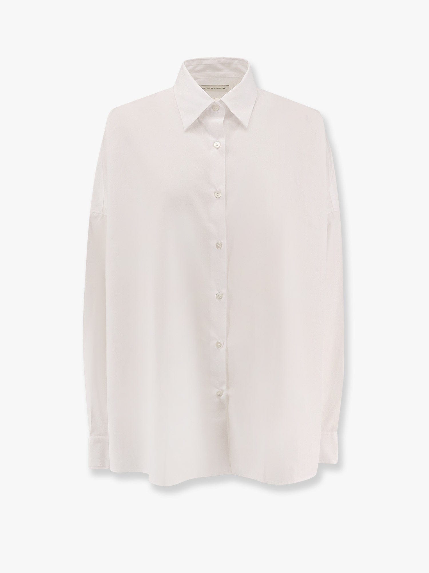 Shop Dries Van Noten Cotton Shirt