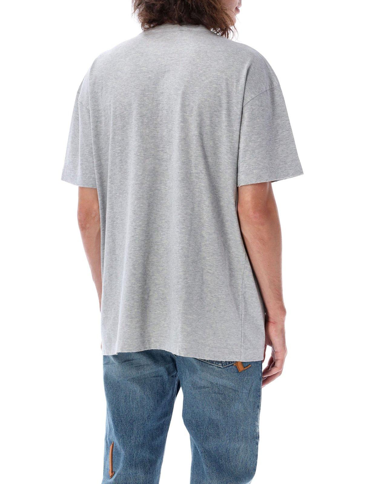 Palm Angels T-shirt In Grey Mel