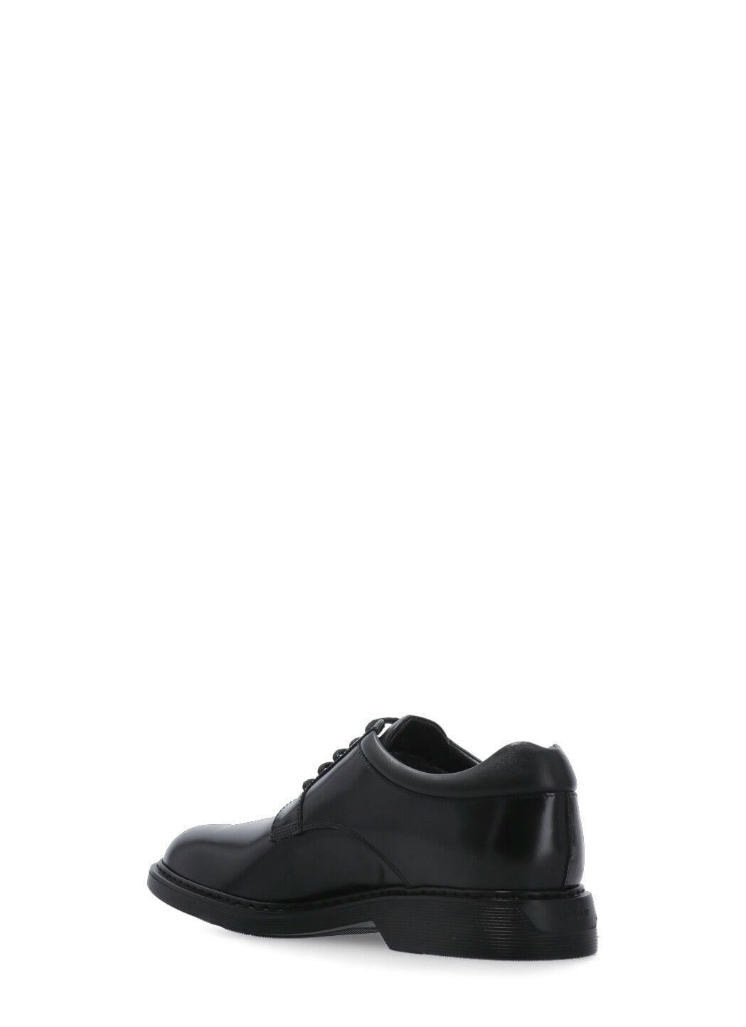 Shop Hogan H576 Lace-up Shoes In Black