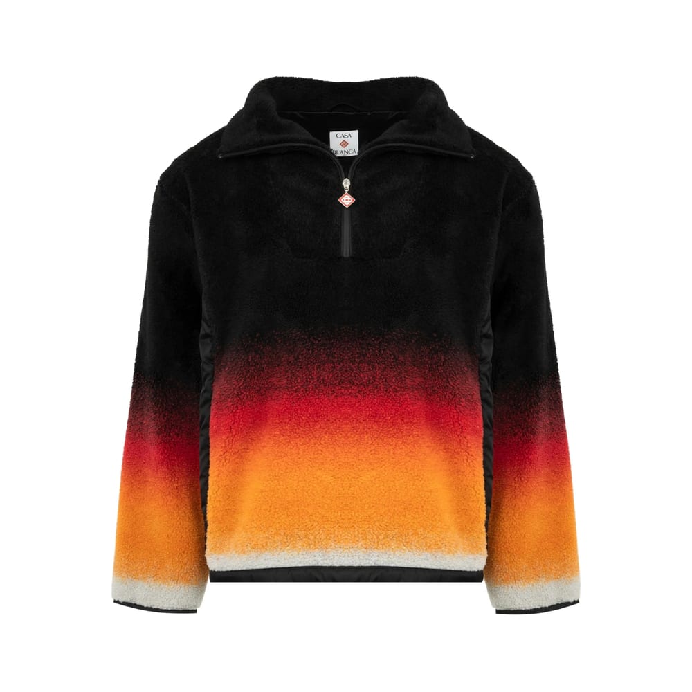 Casablanca Gradient-effect Zip Sweatshirt In Multi