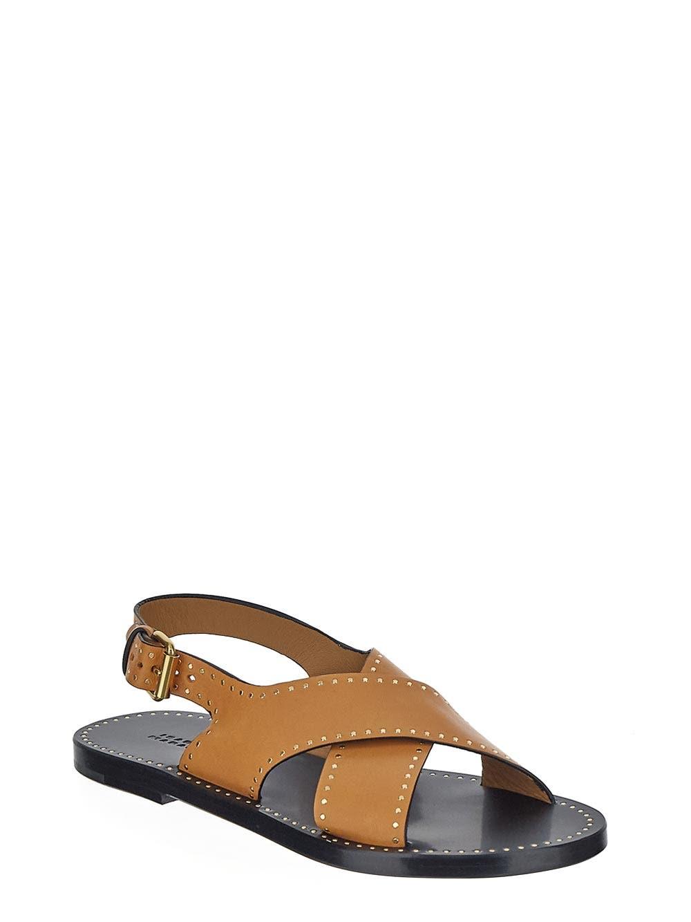 Shop Isabel Marant Iconic Sandals In Natural