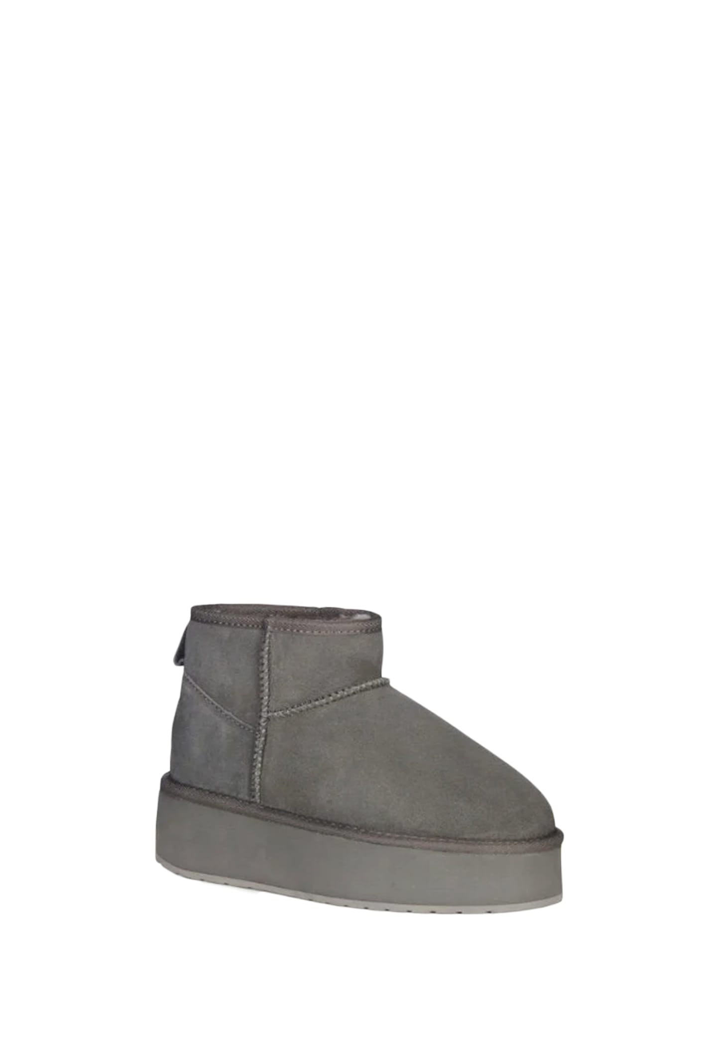 Shop Emu Stinger Micro Flatform Boots In Grey