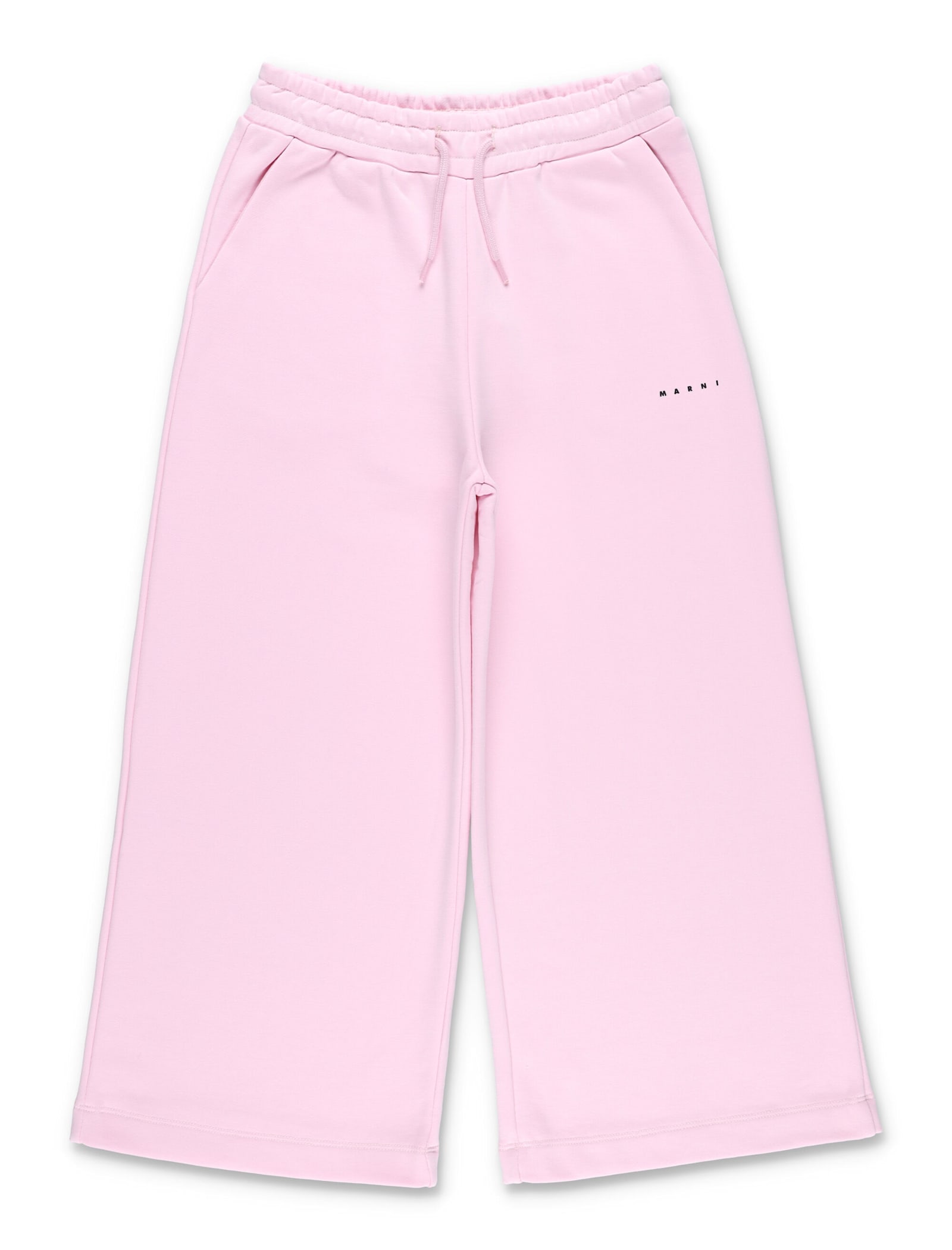 Marni Logo-embroideredtrack Pants In Pink