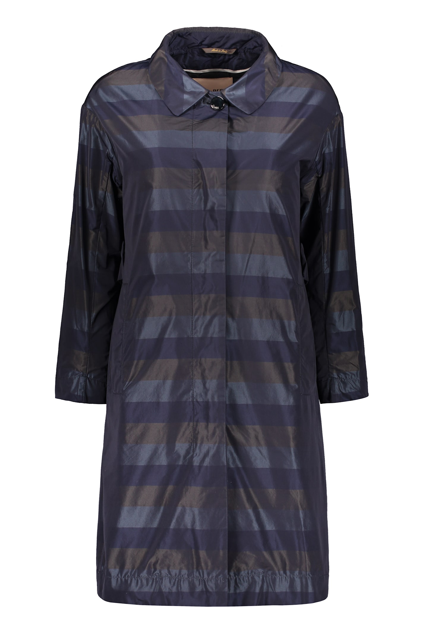 Techno Fabric Trench Coat