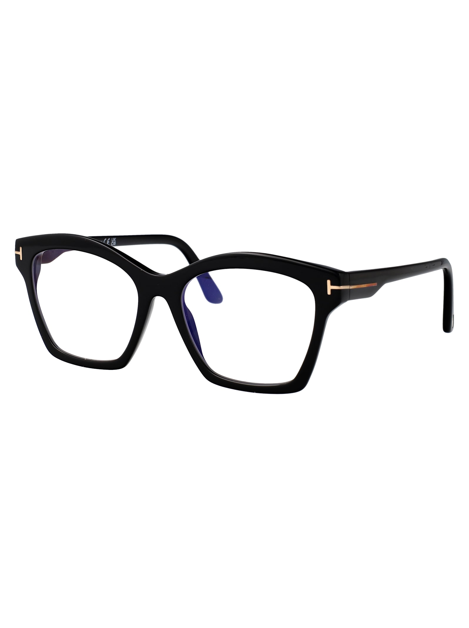 Tom Ford Nero Lucido Acetate Glasses In Black