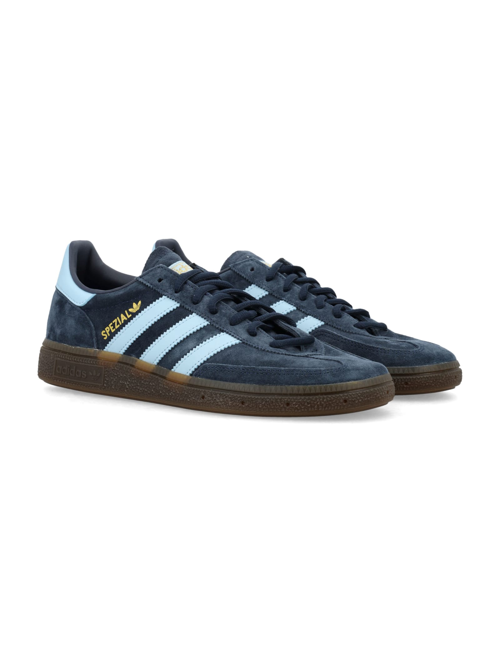 Adidas Originals Handball Spezial Suede Leather Sneakers In Blue