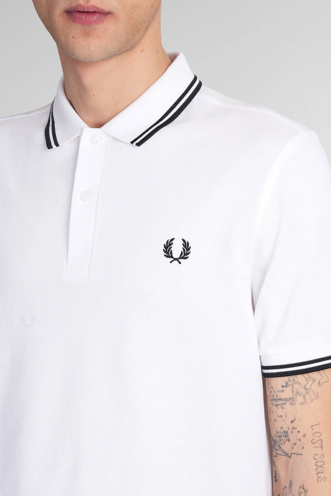 Shop Comme Des Garçons Shirt Polo In White Cotton