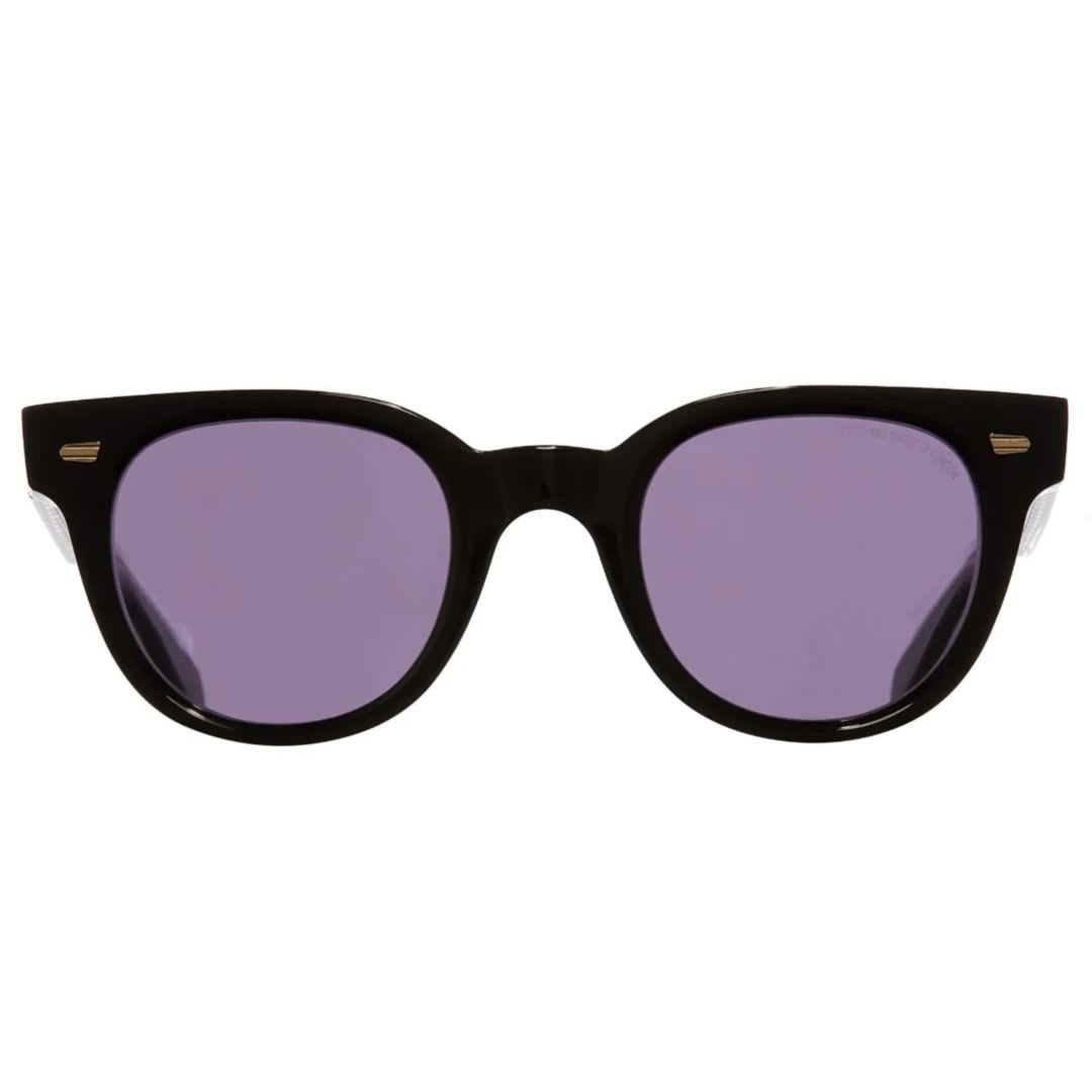 Shop Cutler And Gross 1392-01 49mm Black Acetate Sunglasses