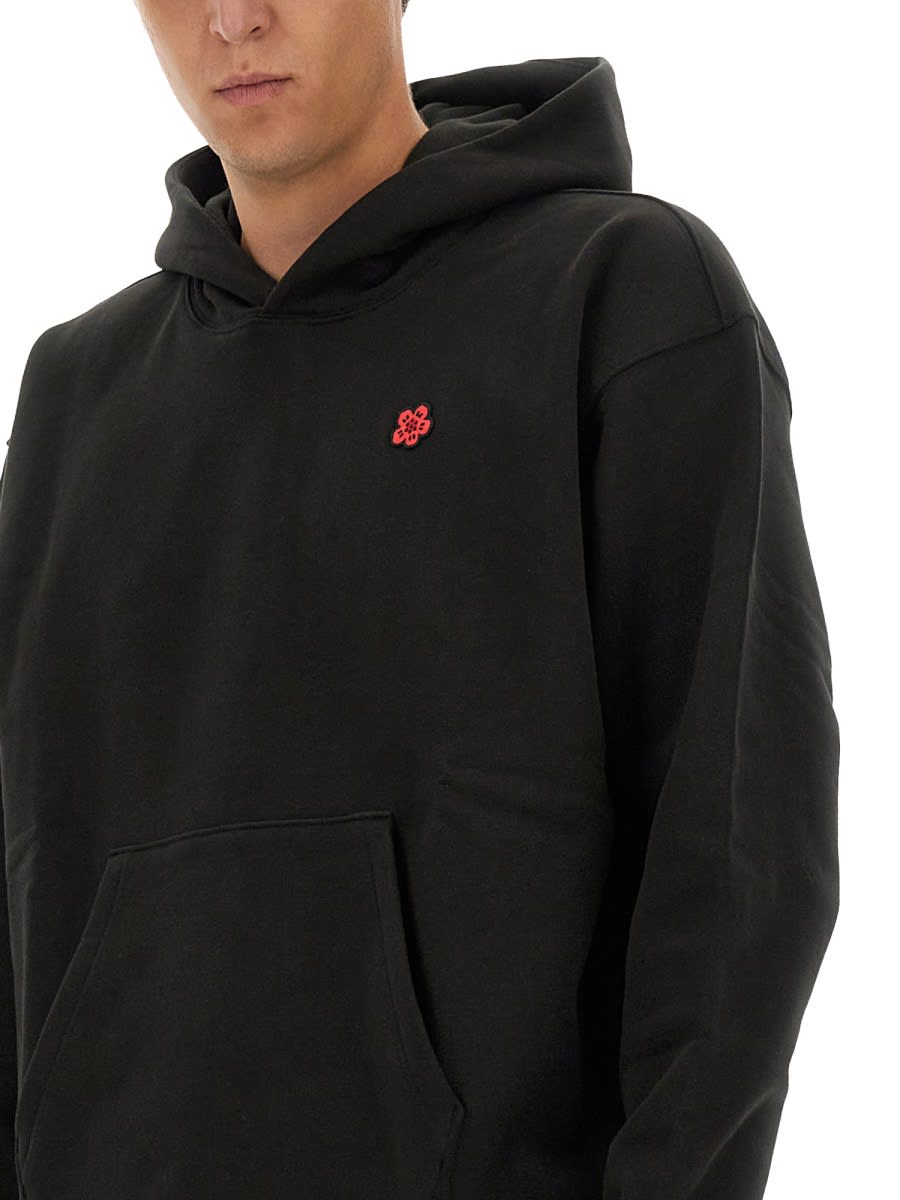 Shop Kenzo Hoodie In Black