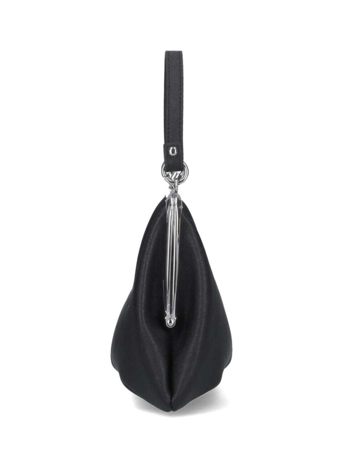 Vivienne Westwood Logo Plaque Chained Tote Bag In Black