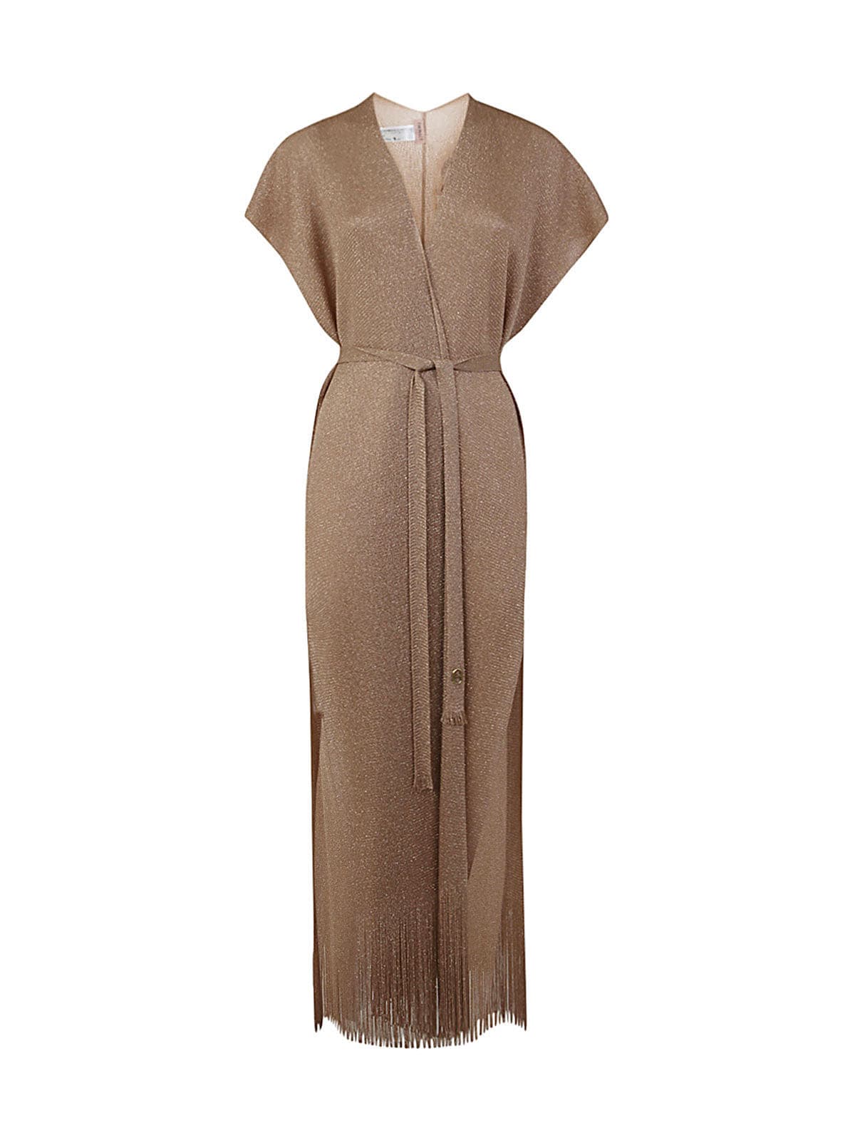 Twinset Dress Scarf With Belt In Cuban Sand