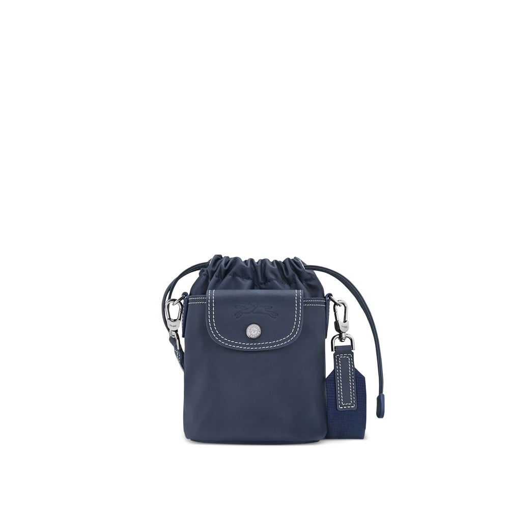 Longchamp Leather Bucket Bags In Blue