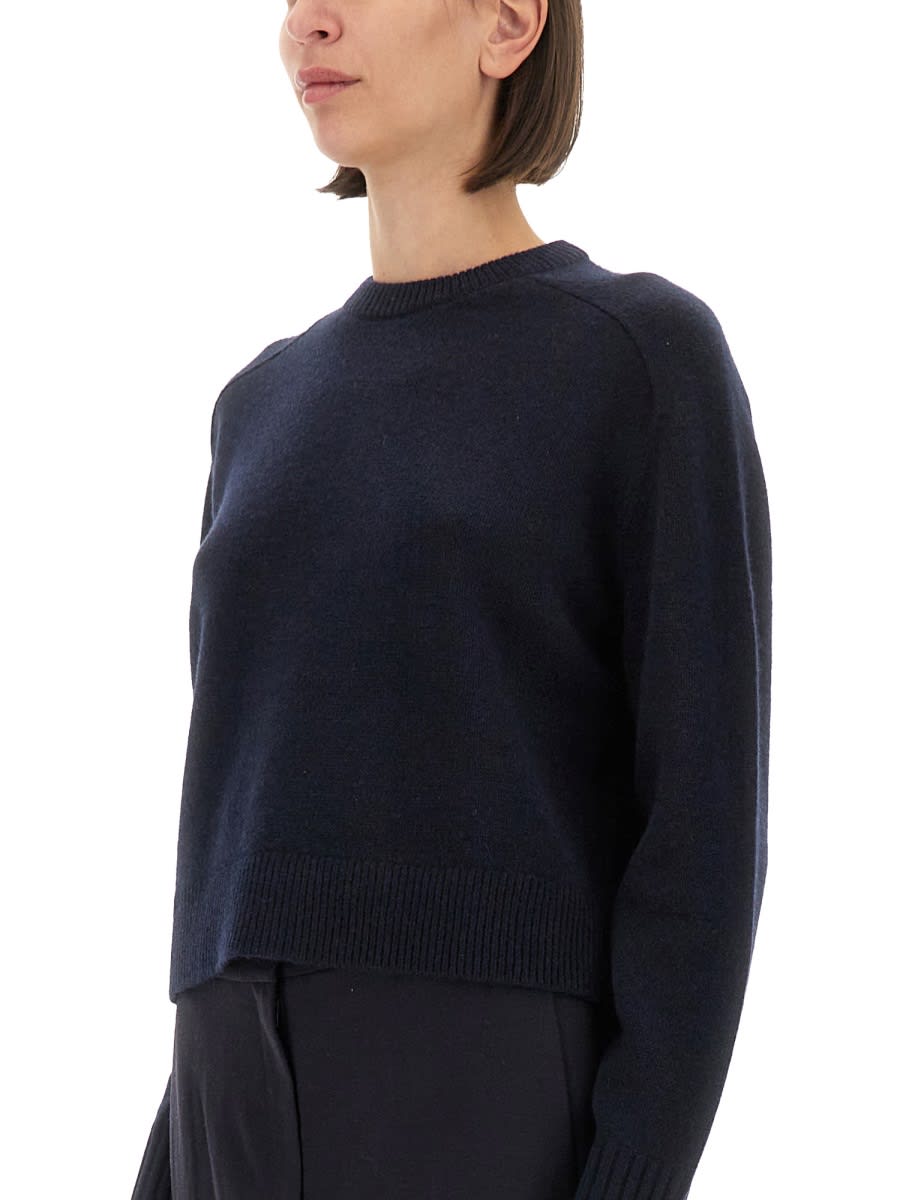 Shop Theory Cashmere Sweater In Blue