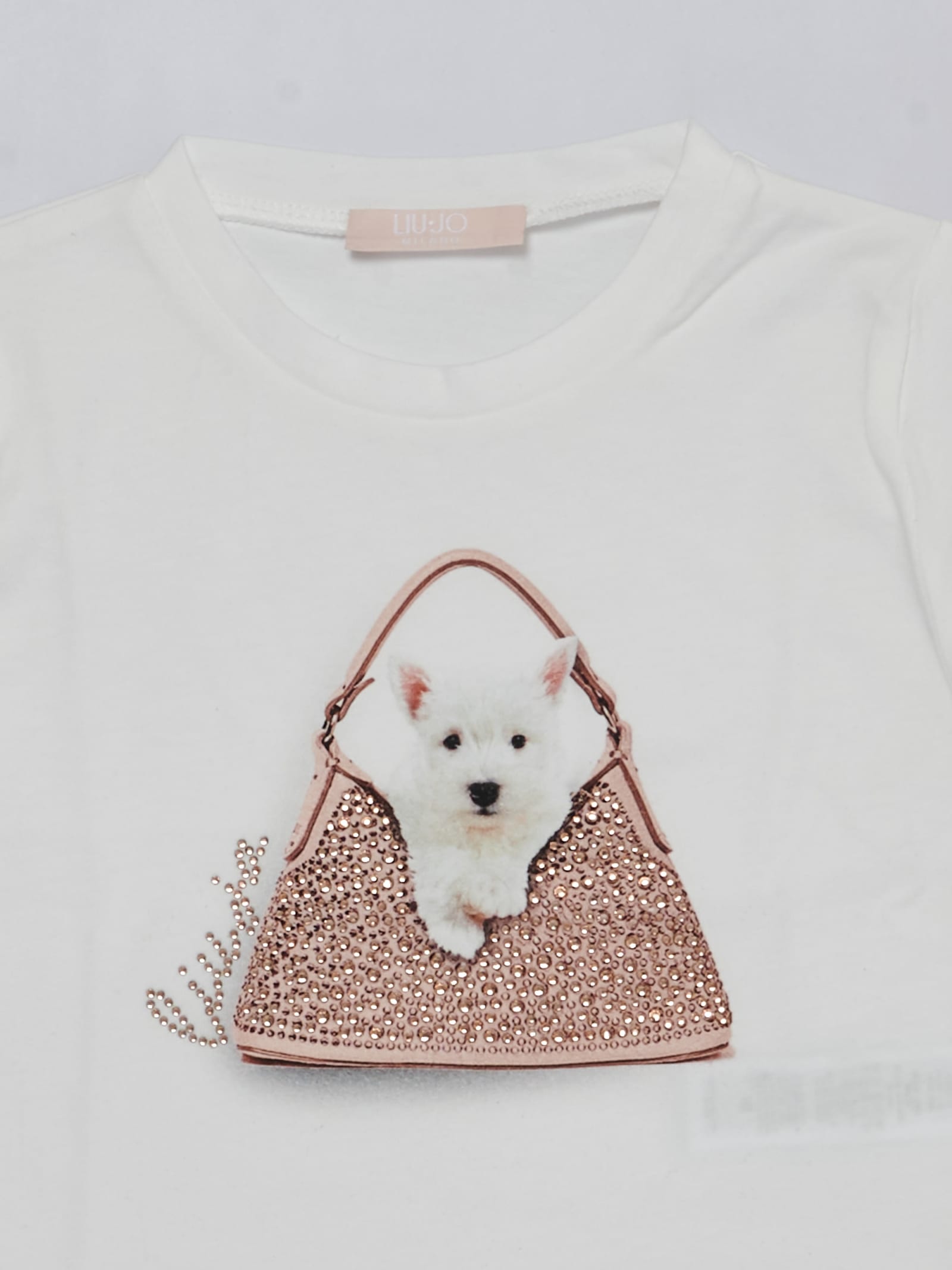 Shop Liu •jo T-shirt T-shirt In Bianco