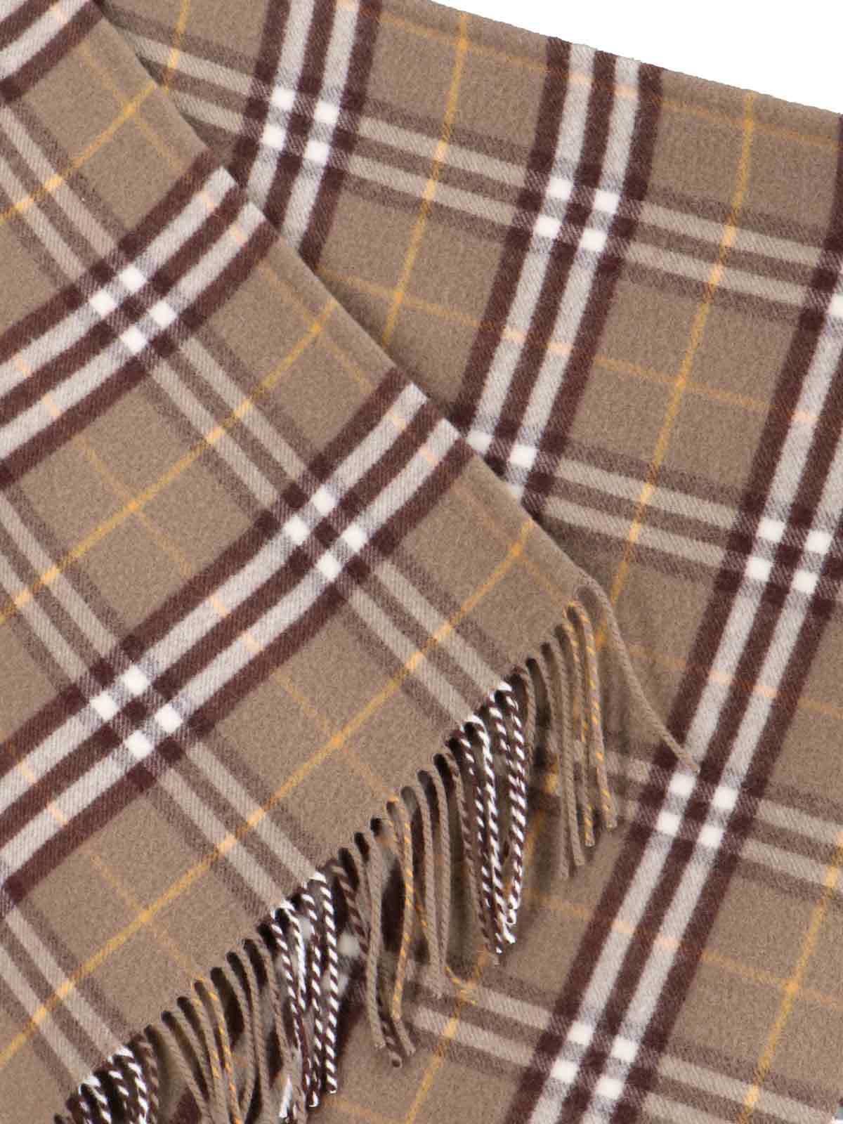 Burberry Wool And Cashmere Cape In Brown