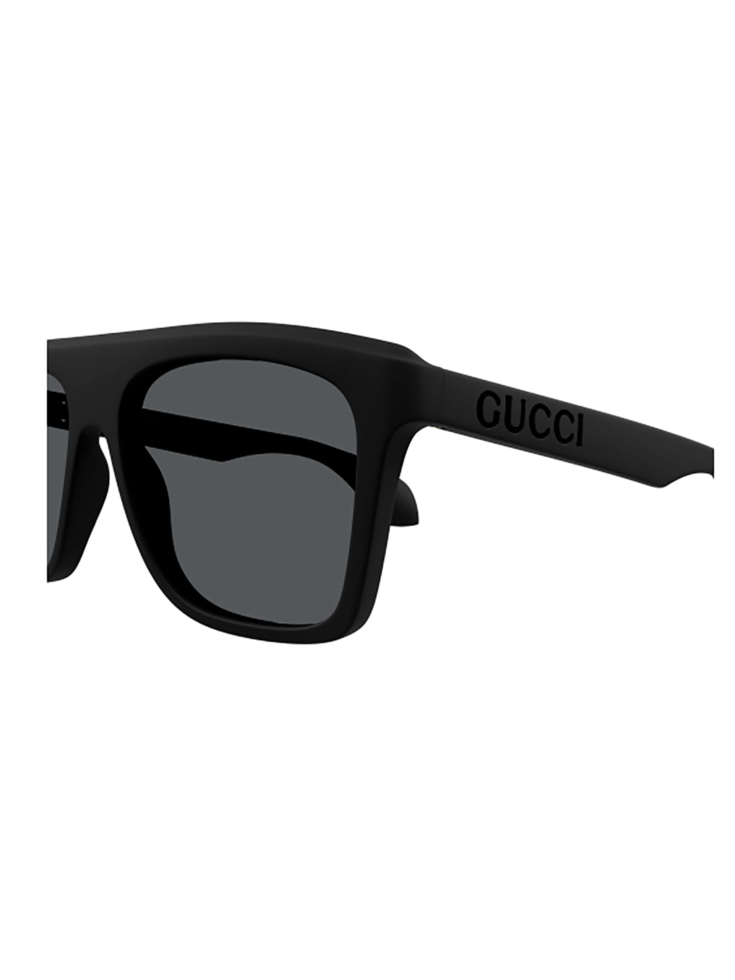 Shop Gucci Gg1570s Sunglasses In Black Black Grey