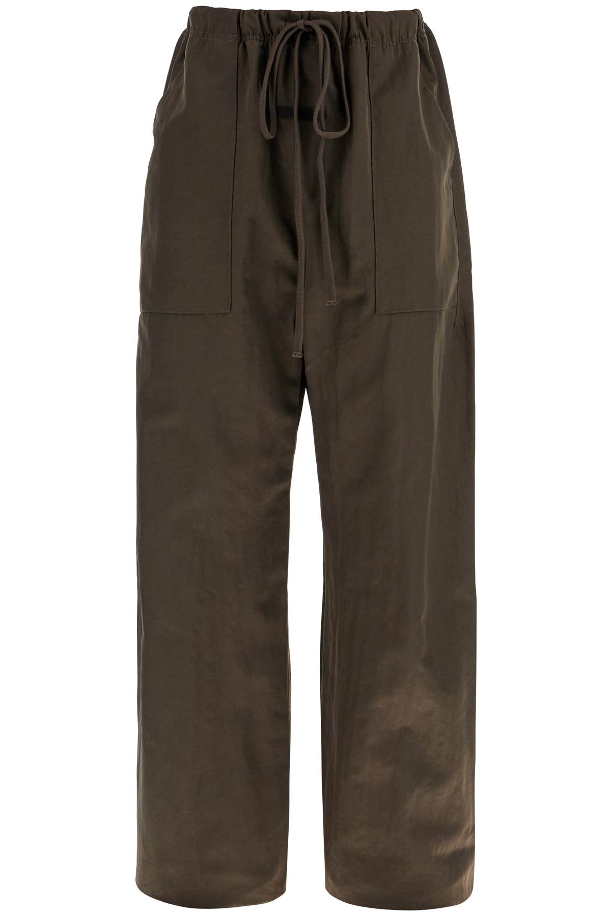 Textured Nylon Utility Pants For Versatile