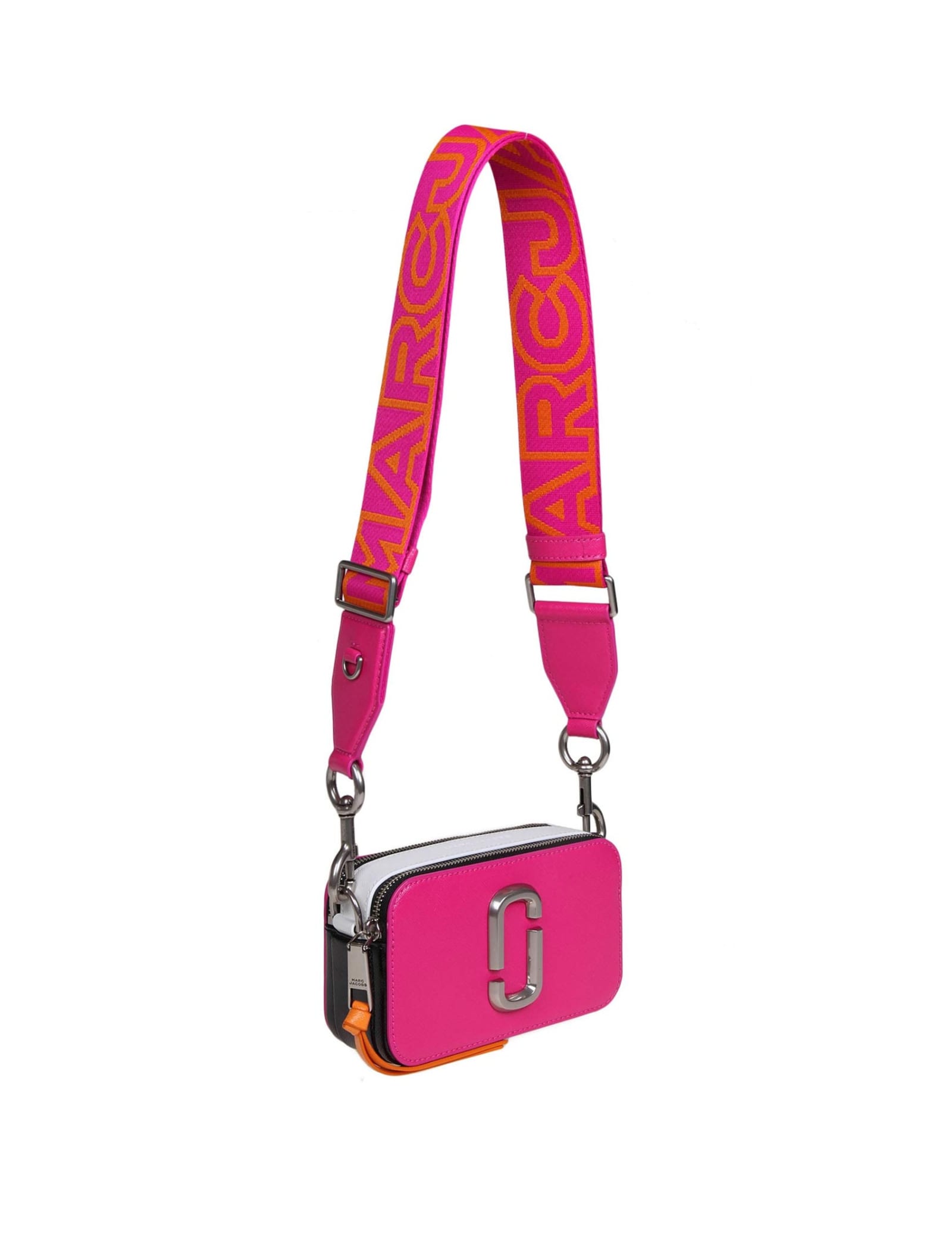 MARC JACOBS BORSA SNAPSHOT IN PELLE COLORE FUCSIA 