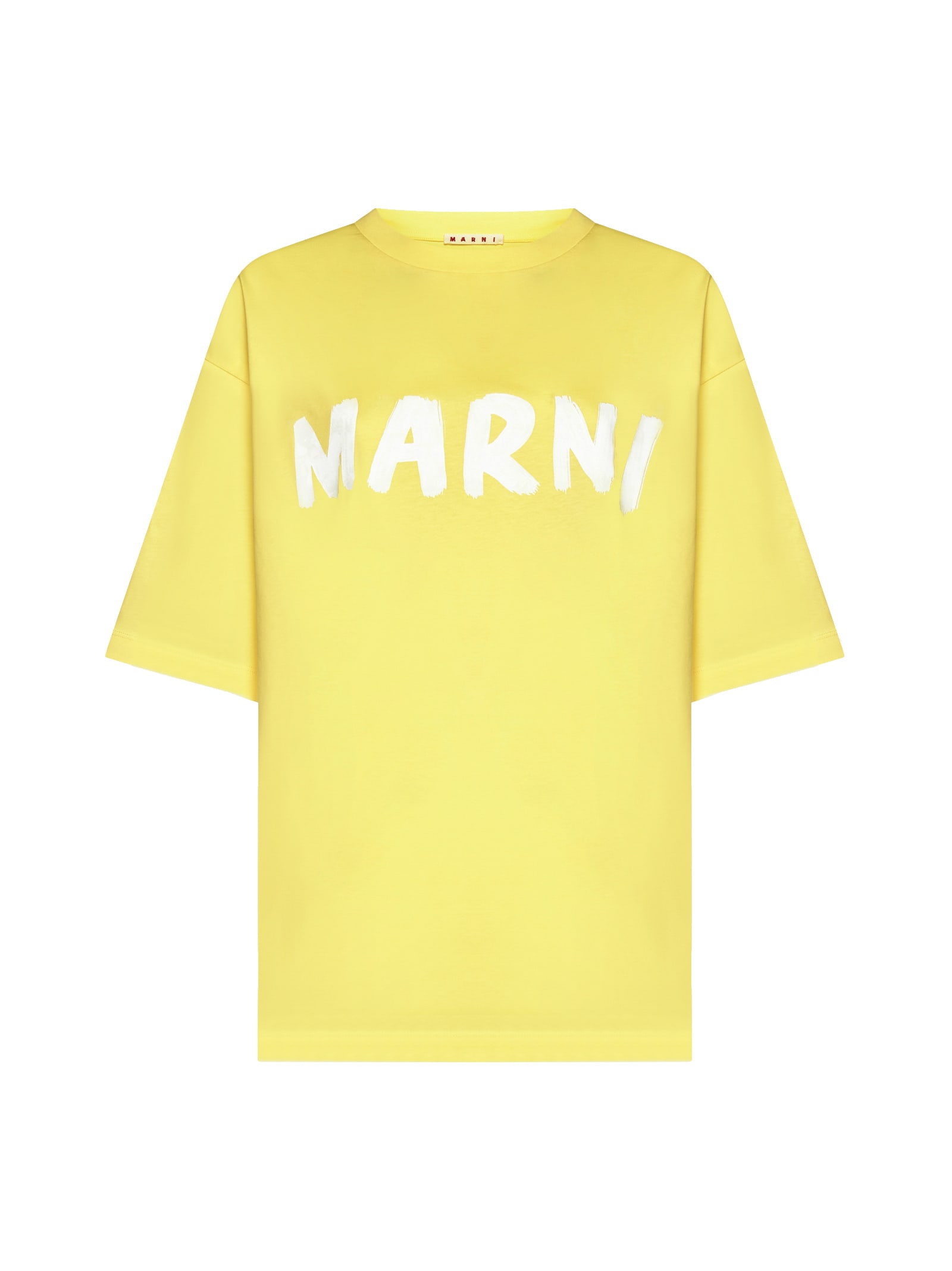 Shop Marni T-shirt In Lemmon