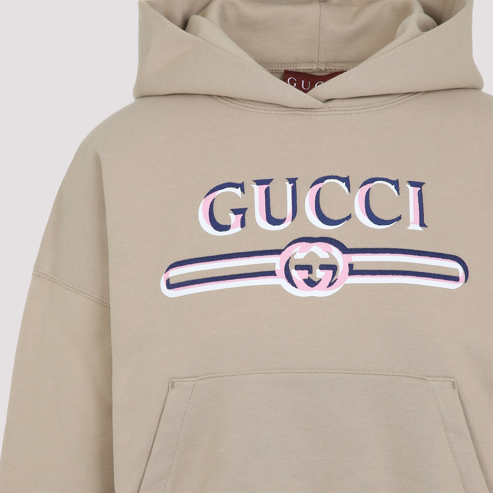 Gucci Light Beige Hooded Sweatshirt