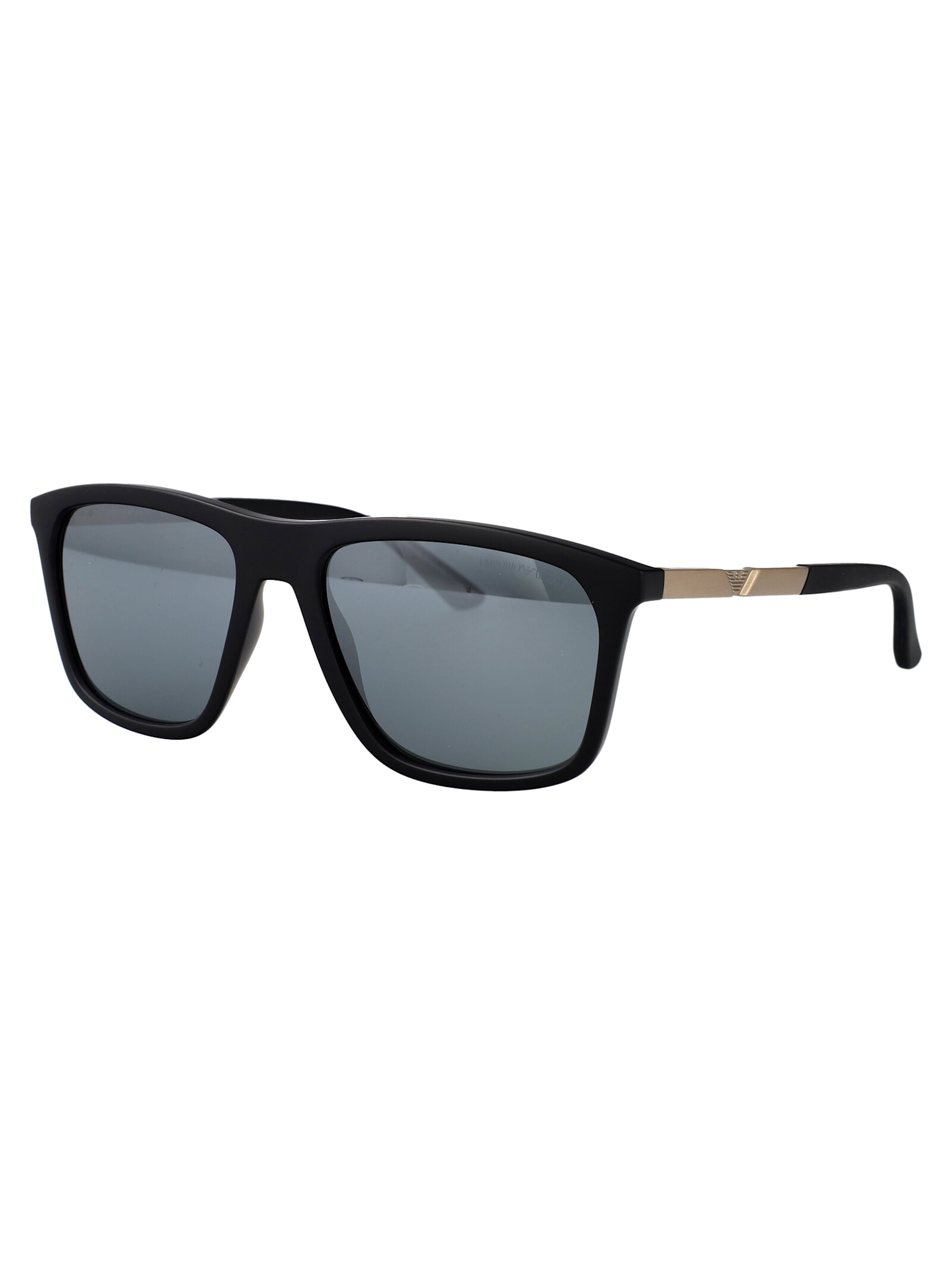 Emporio Armani Square-frame Sunglasses In Black