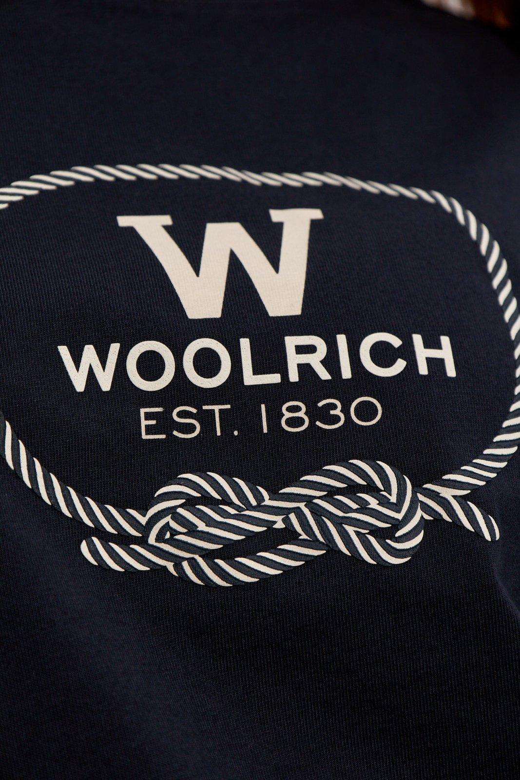 Shop Woolrich Graphic Printed Oversized T-shirt
