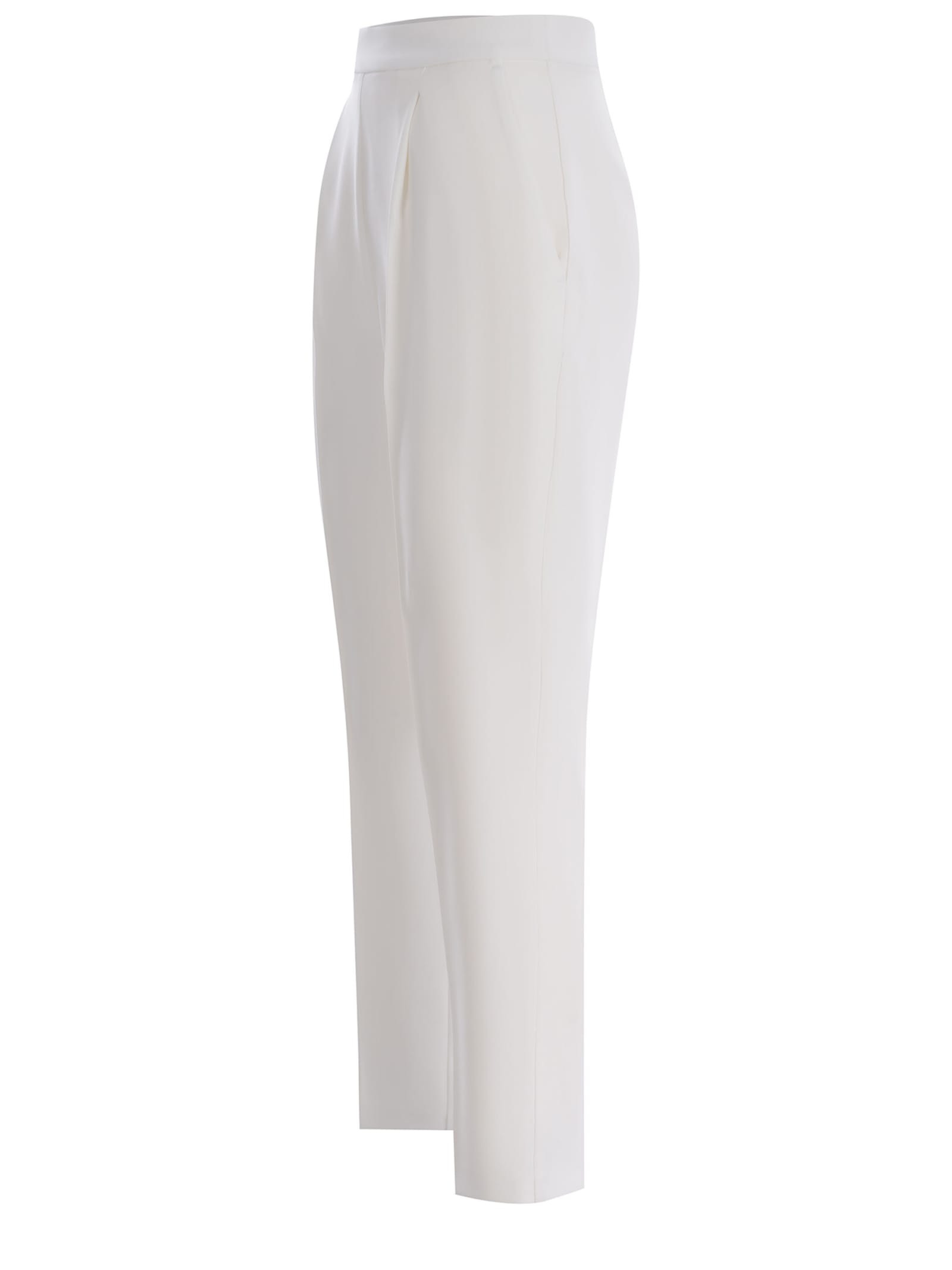 Shop Pinko Trousers  Manna Made Of Crepe In White