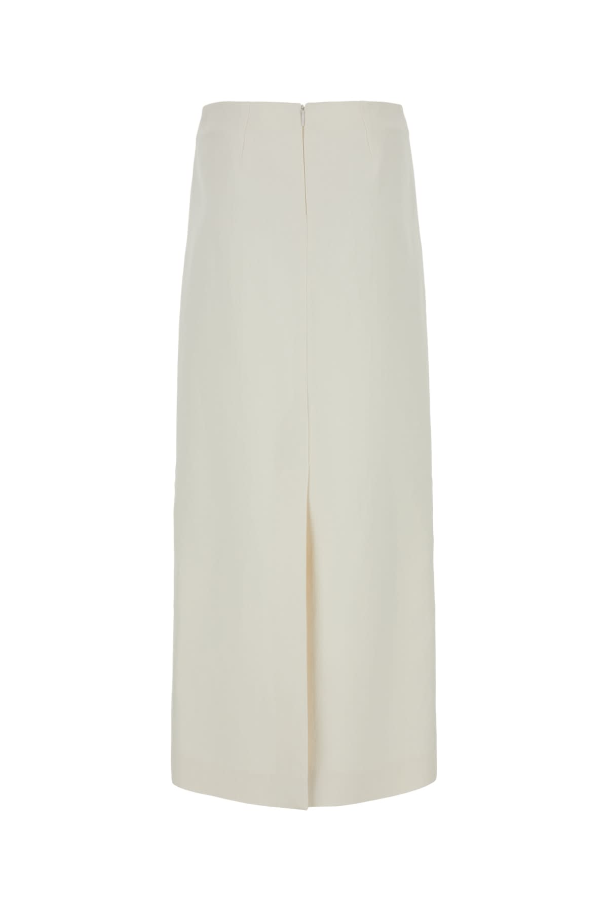 Ferragamo Skirt In Beigewhitemascar
