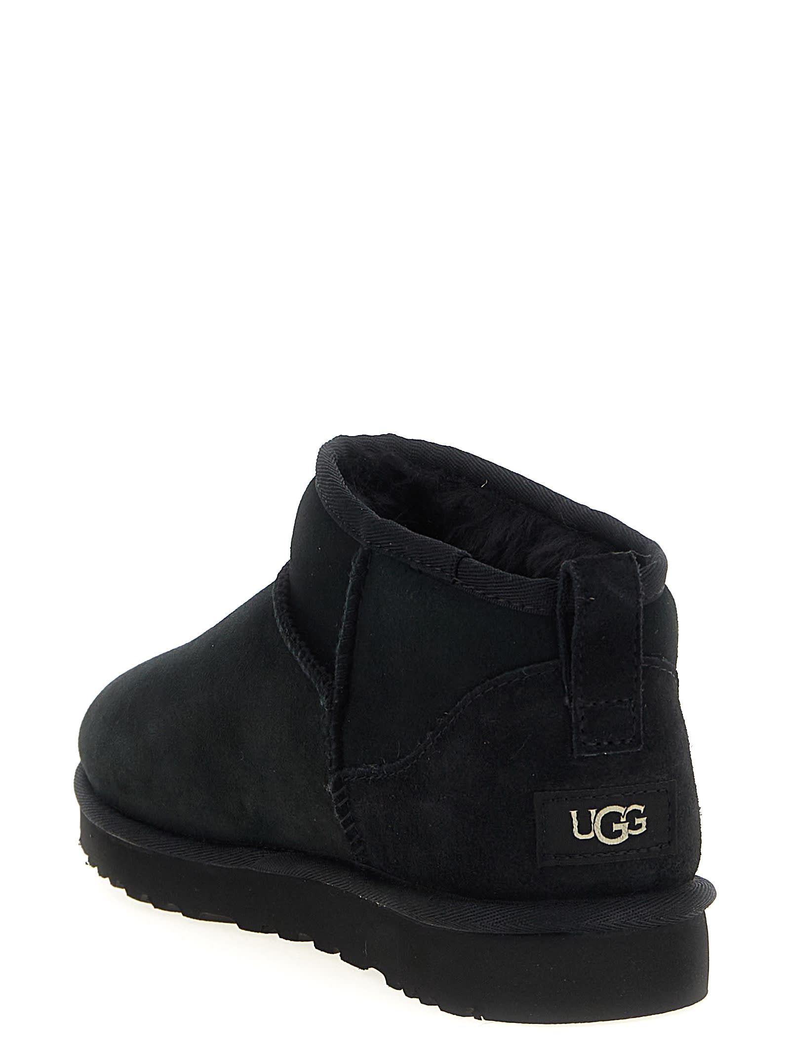 Ugg Australia Classic Ultra Mini Boots In Black