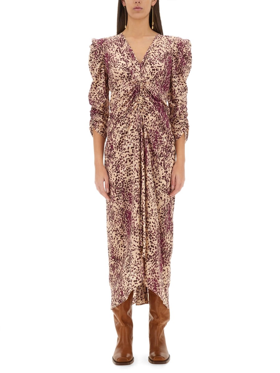 Isabel Marant Midikleid Albini Aus Einem Seidengemisch