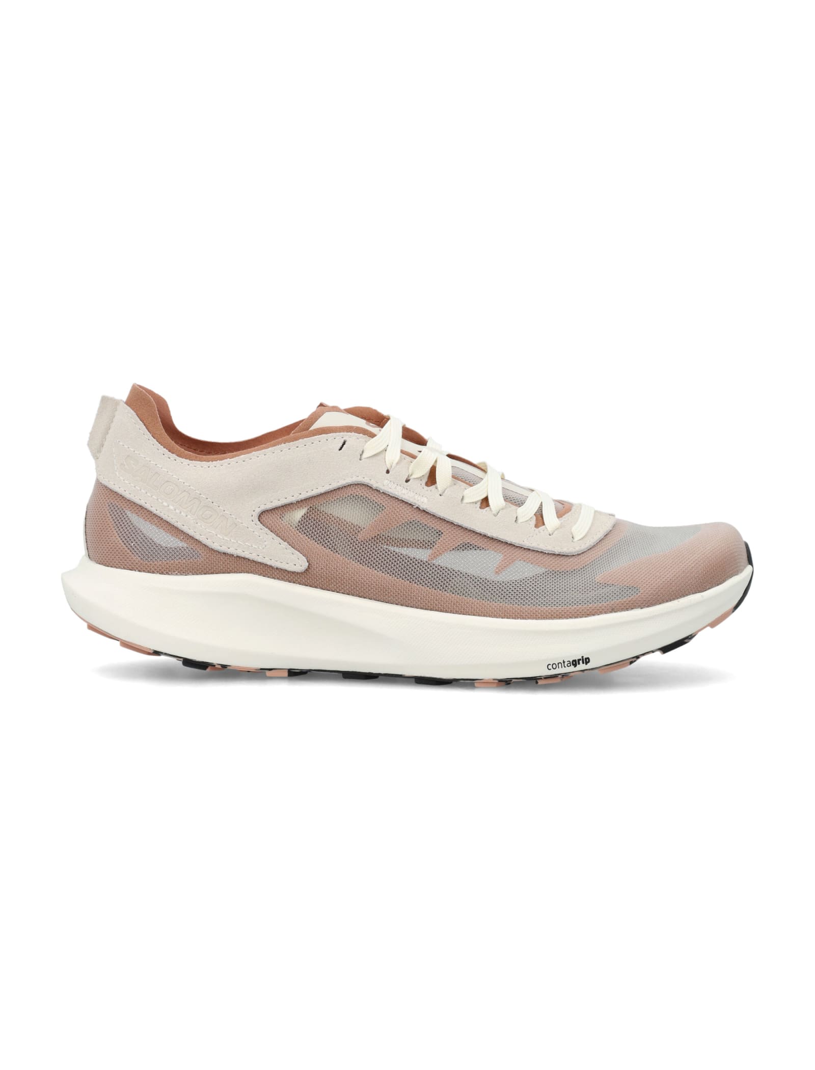 Salomon 'pulsar Prg' Sneakers In Rainy Day/mocha Mousse/vanilla Ice