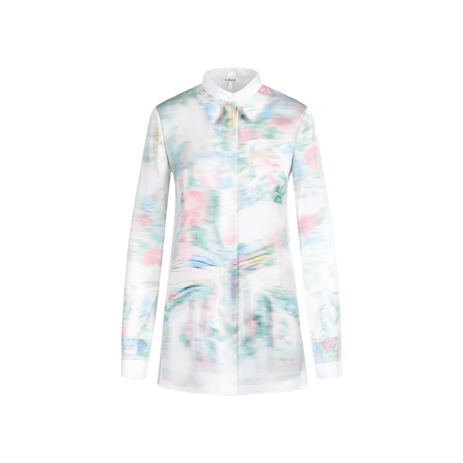 Shop Loewe Shirt In White Multicolor