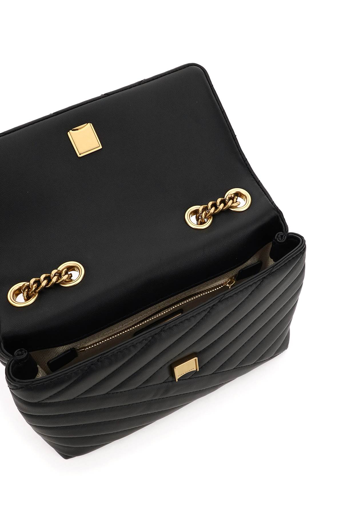 Shop Tory Burch Small Kira Shoulder Bag In Black (black)