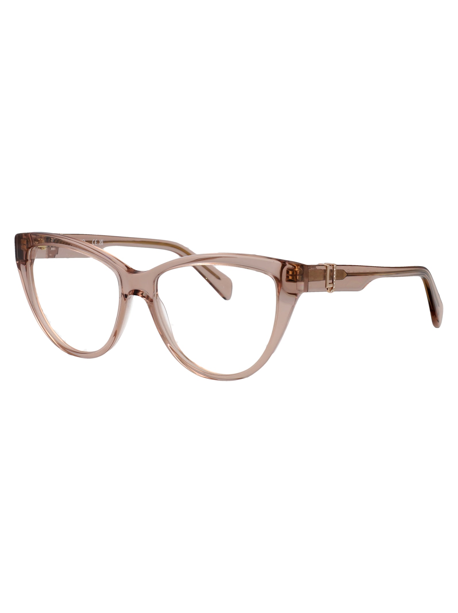 Liu •jo Liu Jo Nude Acetate Glasses In Brown