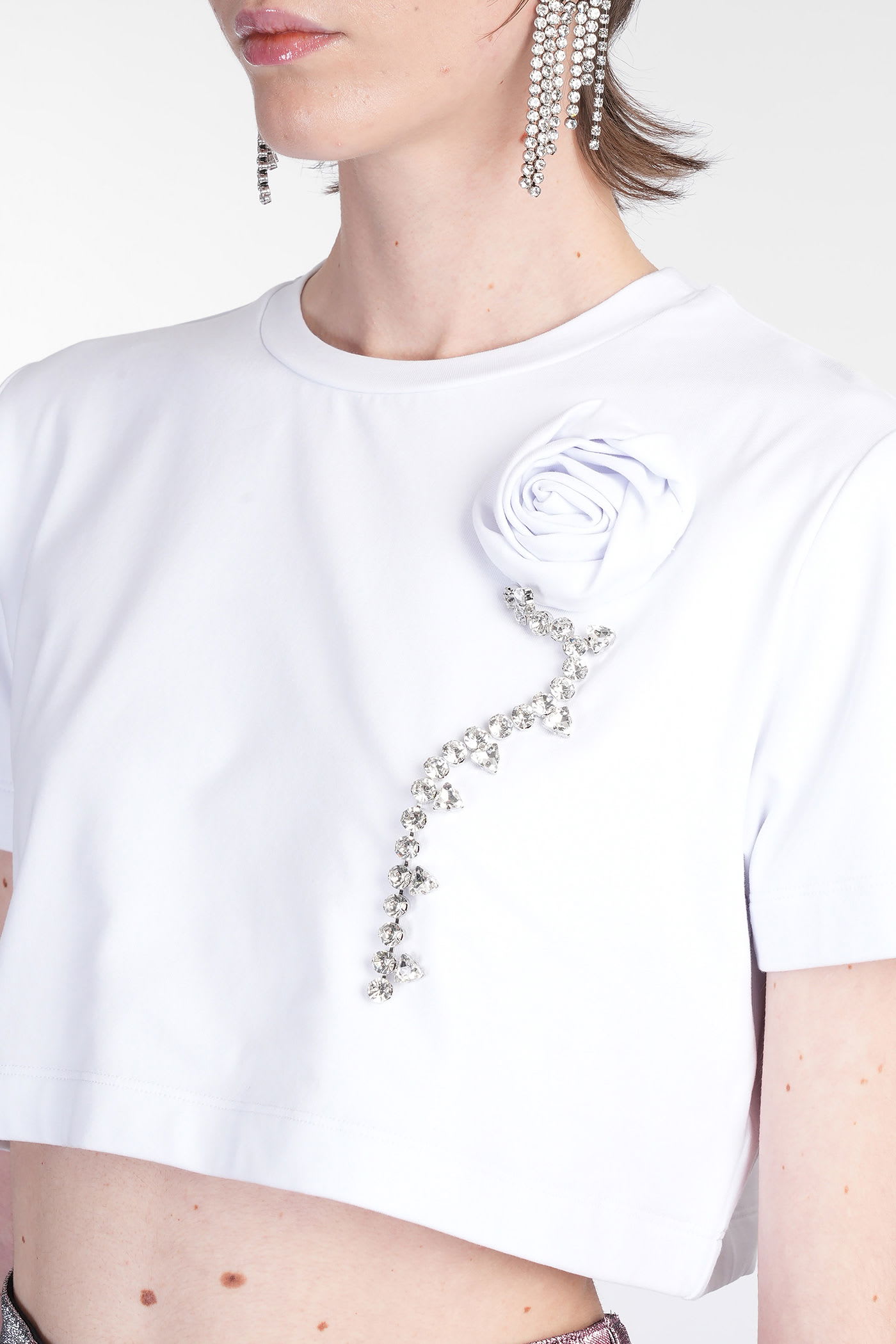 AREA T-SHIRT IN WHITE COTTON