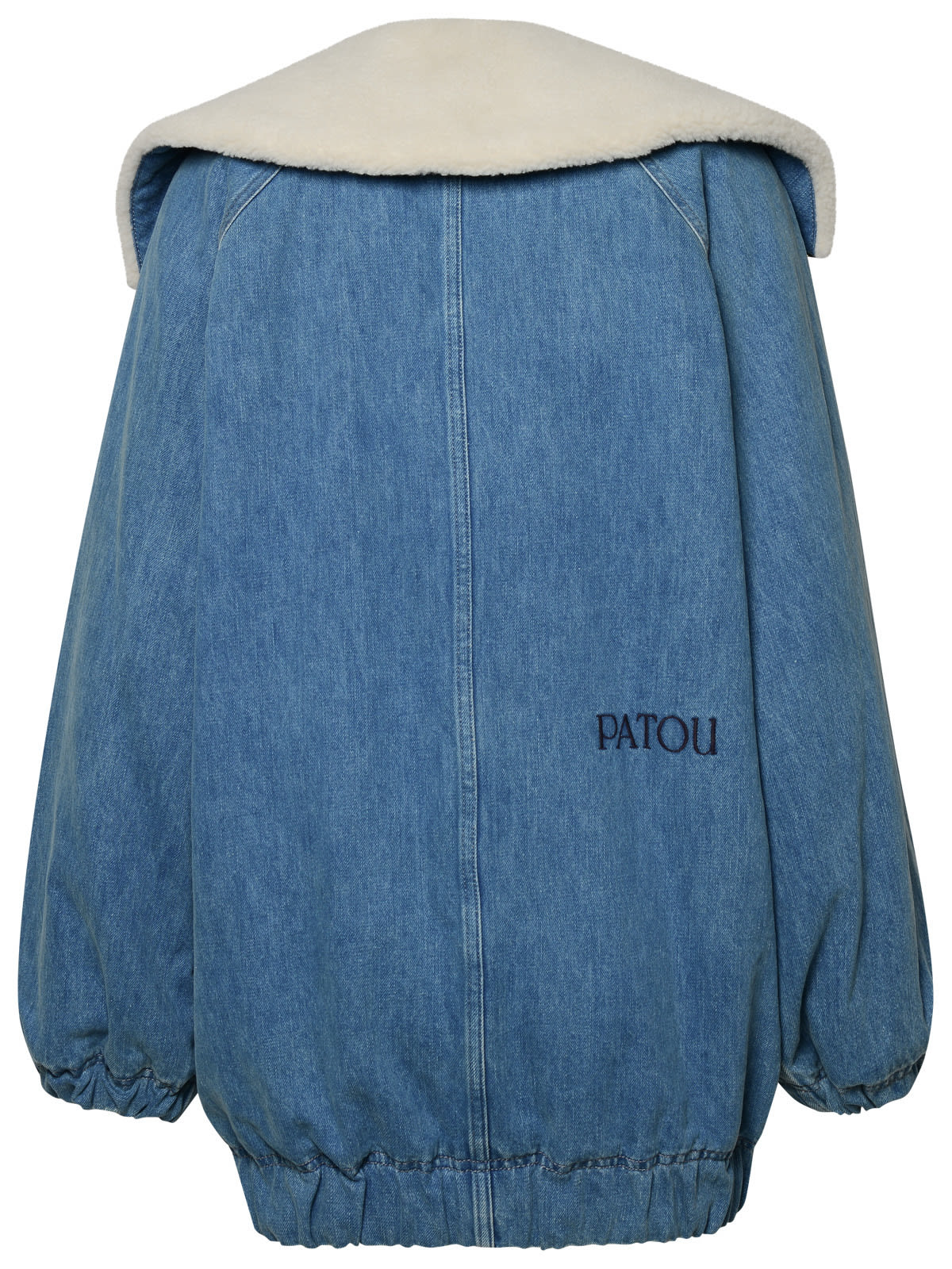 Shop Patou Blue Denim Jacket In Light Blue