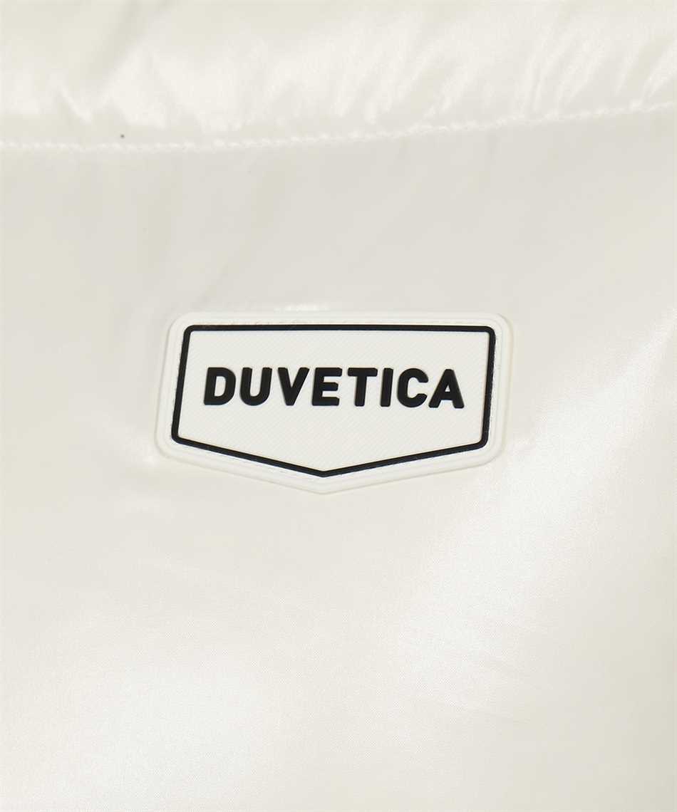 Shop Duvetica Long Hooded Down Jacket In White