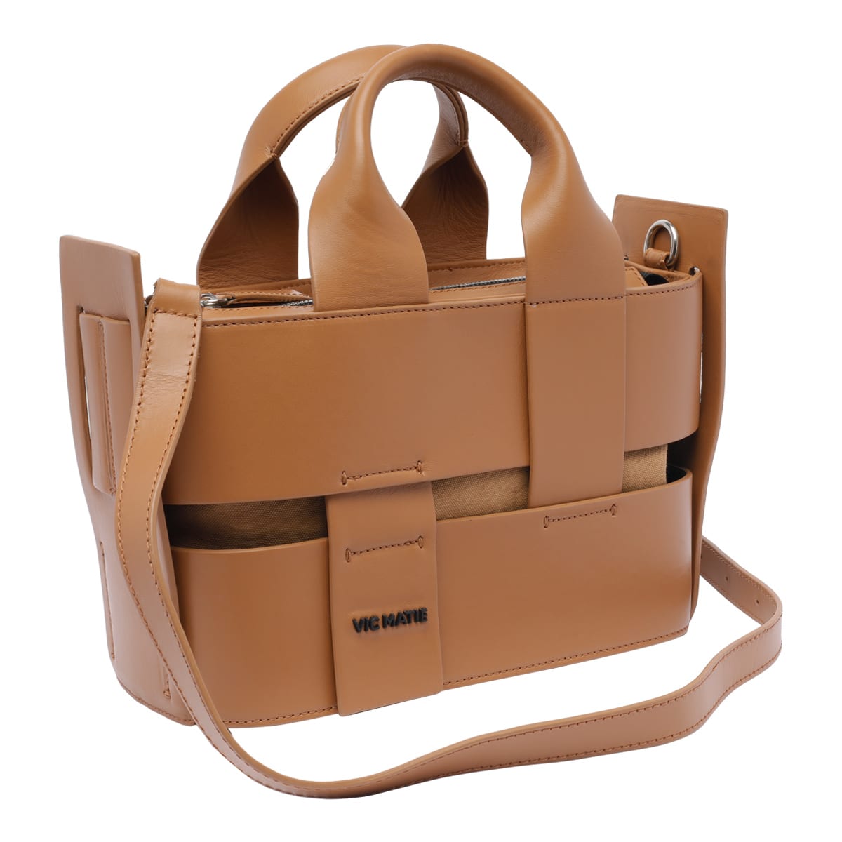 VIC MATIE LEATHER HANDBAG 