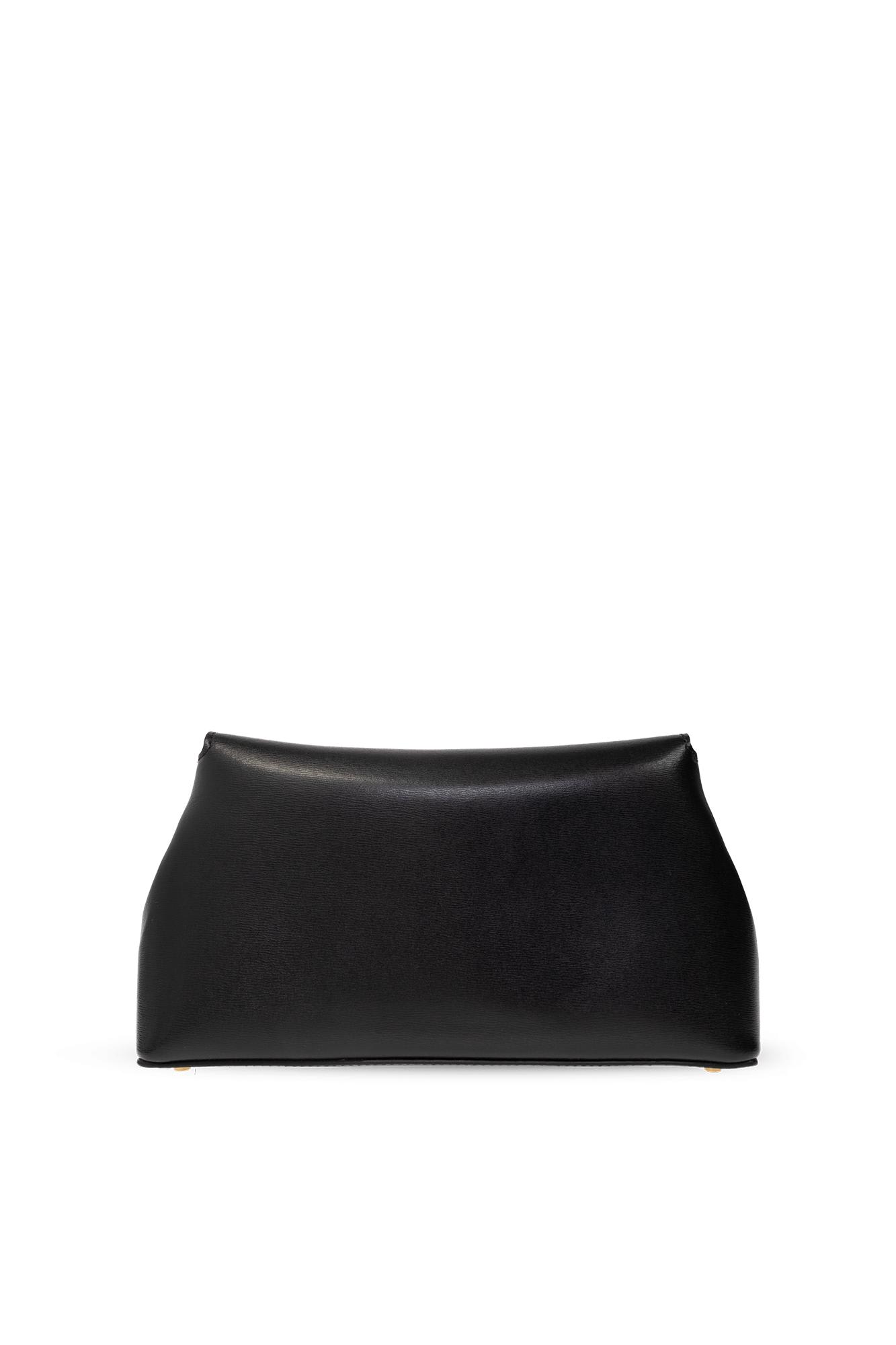 Totême Toteme Leather Shoulder Bag In Black