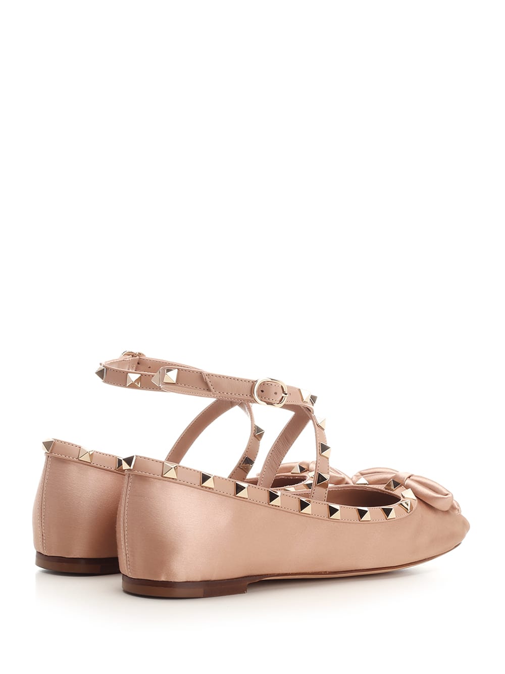 Shop Valentino Rockstud Ballet Flat